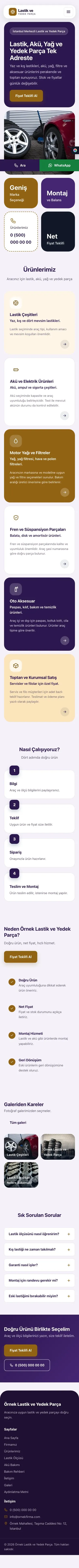 Mozaik Mor Turuncu – Lastik ve Yedek Parça Web Sitesi mobil görünümü