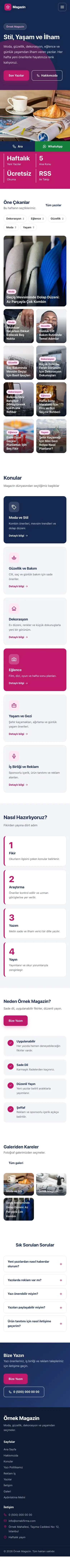 Blok Mavi Pembe – Magazin Sitesi Web Sitesi mobil görünümü