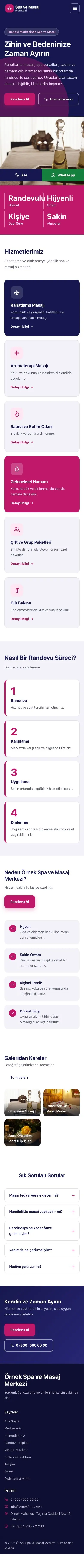 Blok Lacivert Pembe – Masaj ve Spa Web Sitesi mobil görünümü