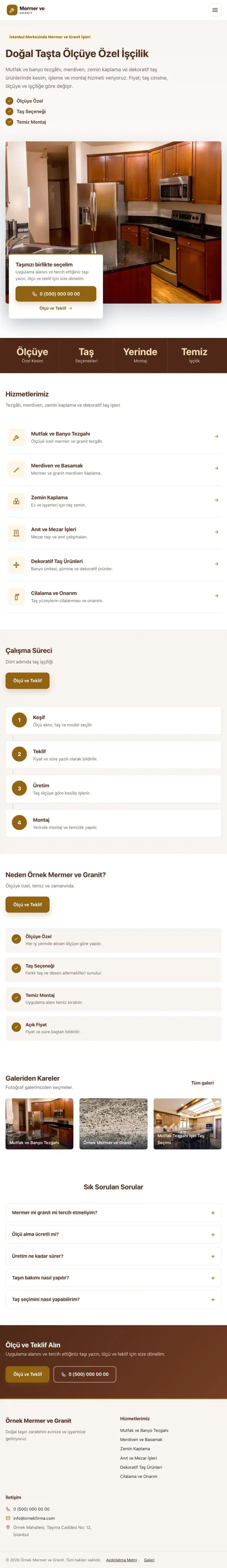 Bölünmüş Kahve Turuncu – Mermer ve Granit Web Sitesi tablet görünümü