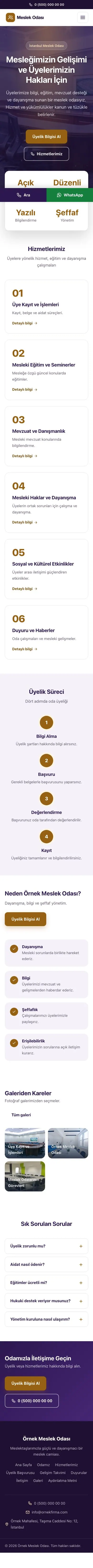 Merkez Mor Turuncu – Meslek Odası ve Sendika Web Sitesi mobil görünümü
