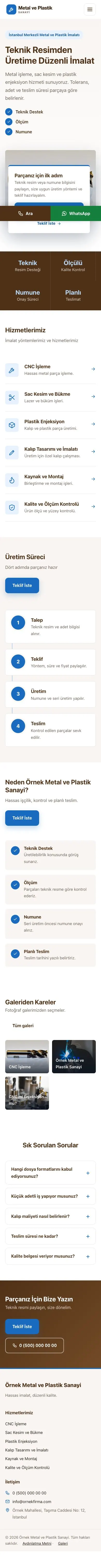 Bölünmüş Kahve Mavi – Metal ve Plastik Web Sitesi mobil görünümü