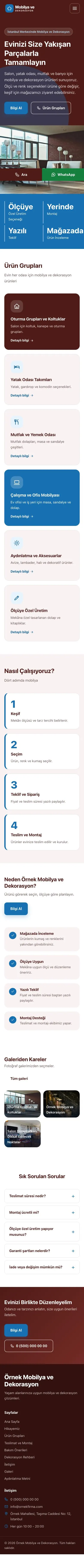 Blok Bordo Mavi – Mobilya ve Dekorasyon Web Sitesi mobil görünümü