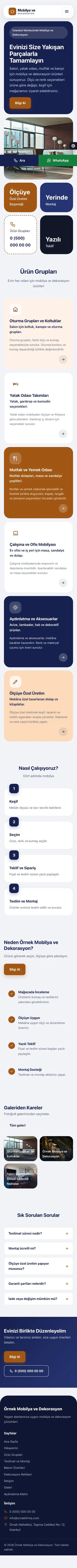 Mozaik Lacivert Turuncu – Mobilya ve Dekorasyon Web Sitesi mobil görünümü
