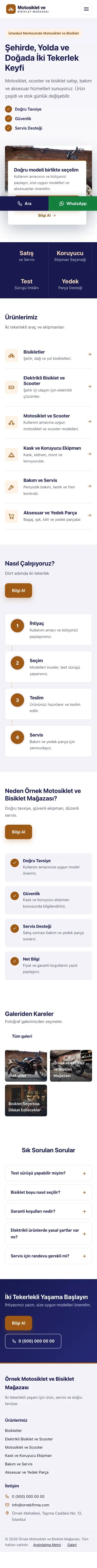 Bölünmüş Lacivert Turuncu II – Motosiklet ve Bisiklet Web Sitesi mobil görünümü