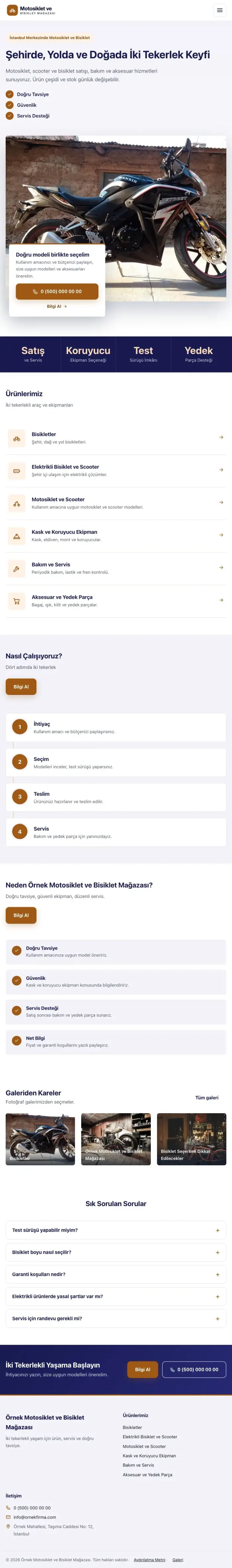Bölünmüş Lacivert Turuncu II – Motosiklet ve Bisiklet Web Sitesi tablet görünümü