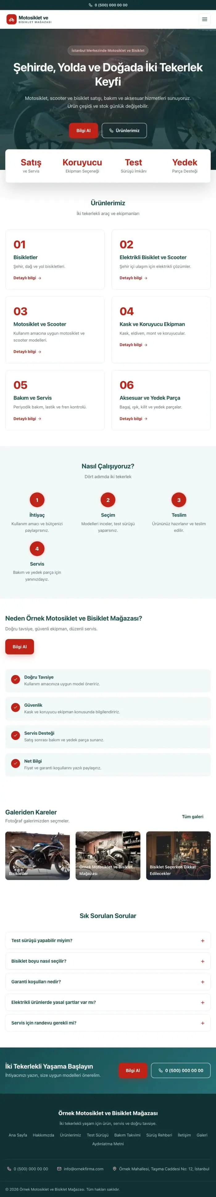 Merkez Petrol Kırmızı – Motosiklet ve Bisiklet Web Sitesi tablet görünümü