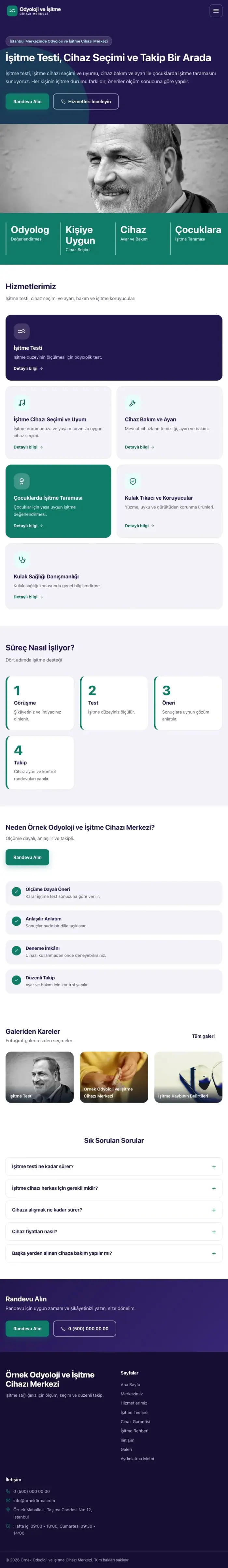 Blok Lacivert Turkuaz II – Odyoloji ve İşitme Cihazı Merkezi Web Sitesi tablet görünümü