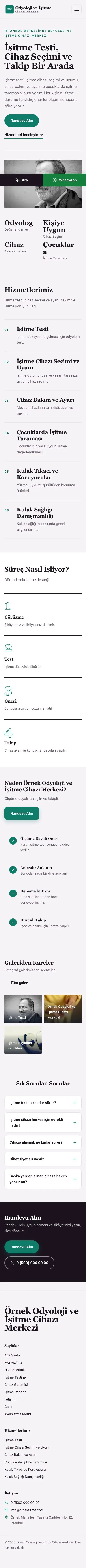 Dergi Editoryal Mor Turkuaz – Odyoloji ve İşitme Cihazı Merkezi Web Sitesi mobil görünümü