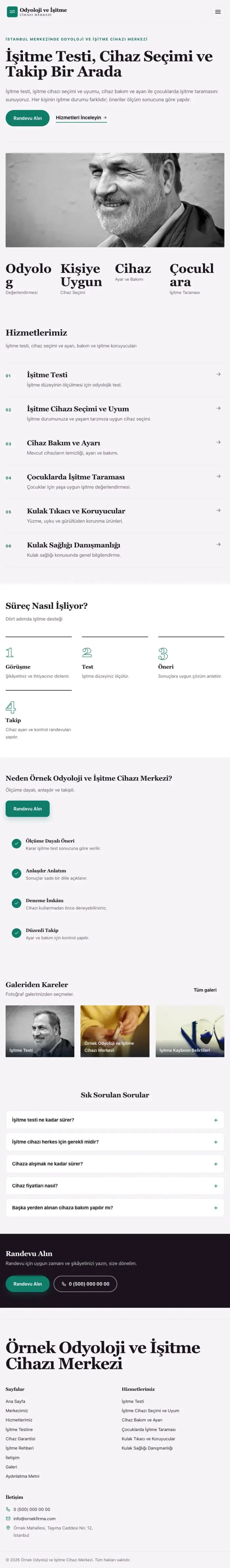 Dergi Editoryal Mor Turkuaz – Odyoloji ve İşitme Cihazı Merkezi Web Sitesi tablet görünümü
