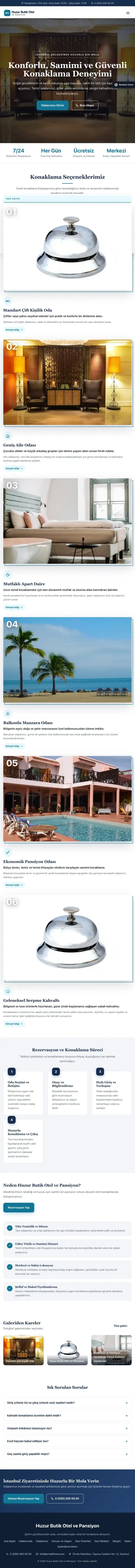 Zigzag Mavi Turkuaz – Otel ve Pansiyon Web Sitesi tablet görünümü