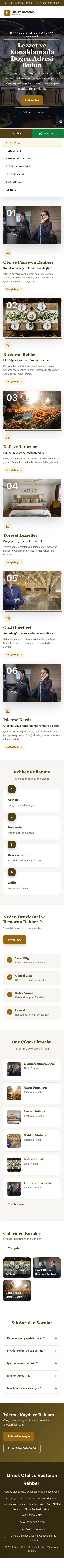 Zigzag Kahve Turuncu – Otel ve Restoran Rehberi Web Sitesi mobil görünümü