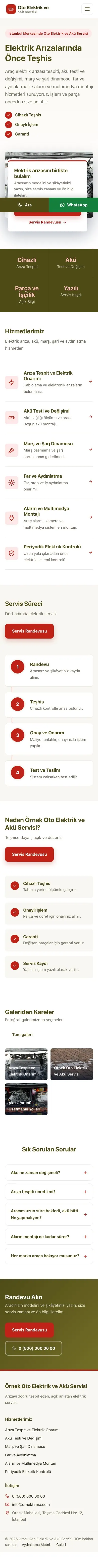 Bölünmüş Zeytin Kırmızı – Oto Elektrik ve Akü Servisi Web Sitesi mobil görünümü