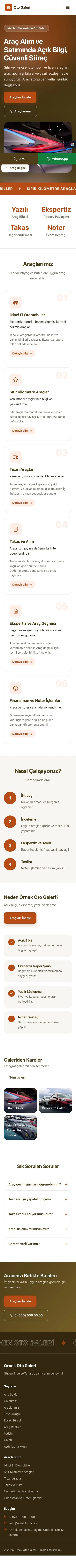 Hareketli Kahve Turuncu – Oto Galeri Web Sitesi mobil görünümü