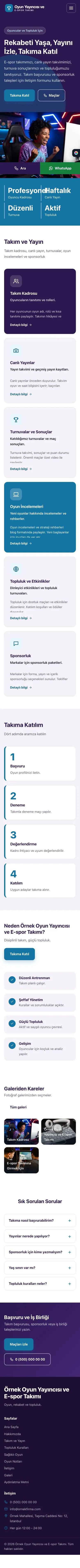 Blok Mor Mavi – Oyun Yayıncısı ve E-spor Takımı Web Sitesi mobil görünümü