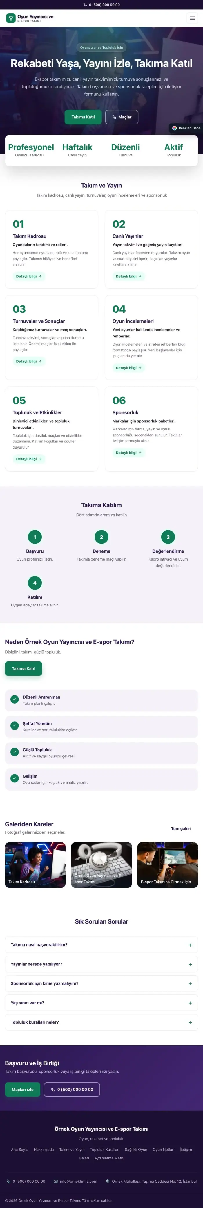 Merkez Mor Turkuaz – Oyun Yayıncısı ve E-spor Takımı Web Sitesi tablet görünümü