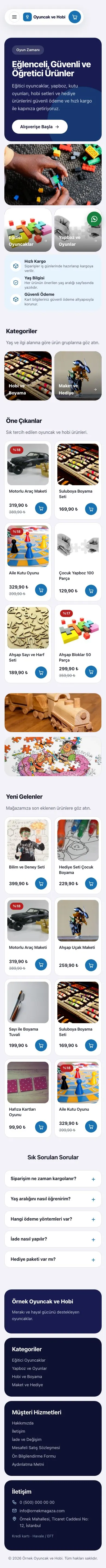 Bento Lacivert Mavi – Oyuncak ve Hobi Mağazası E-ticaret Sitesi mobil görünümü