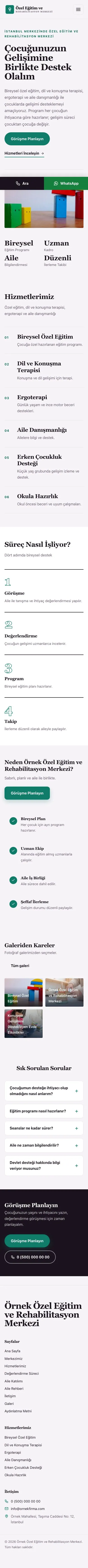 Dergi Editoryal Mor Turkuaz – Özel Eğitim ve Rehabilitasyon Merkezi Web Sitesi mobil görünümü