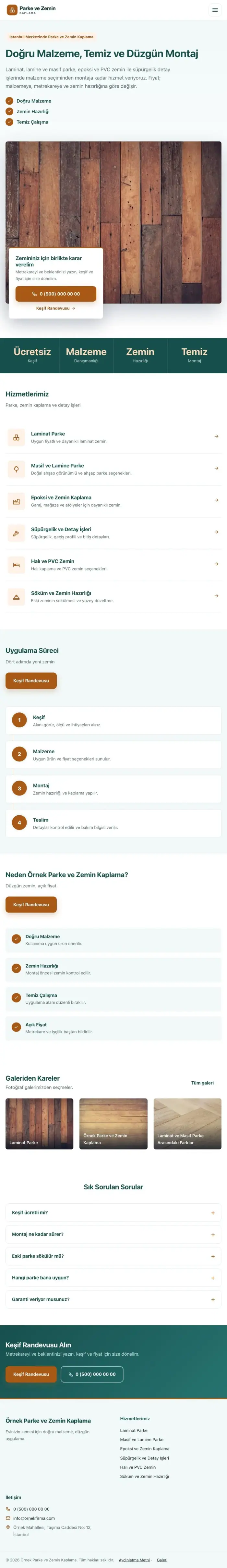 Bölünmüş Petrol Turuncu – Parke ve Zemin Kaplama Web Sitesi tablet görünümü