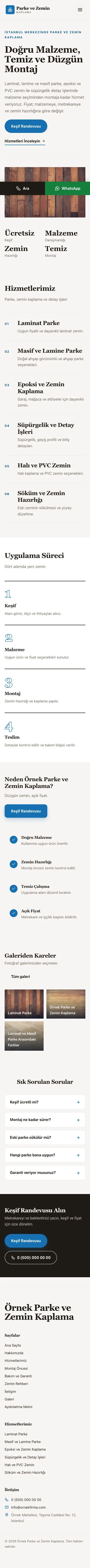 Dergi Editoryal Kahve Mavi – Parke ve Zemin Kaplama Web Sitesi mobil görünümü