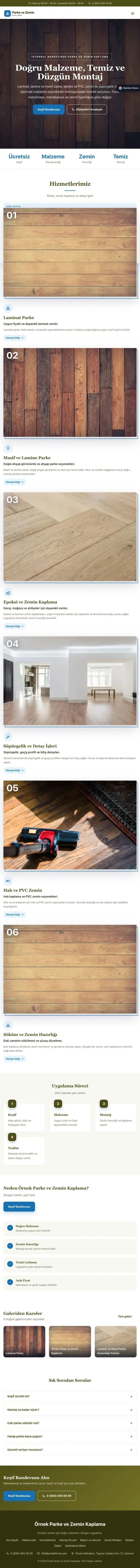 Zigzag Zeytin Mavi – Parke ve Zemin Kaplama Web Sitesi tablet görünümü
