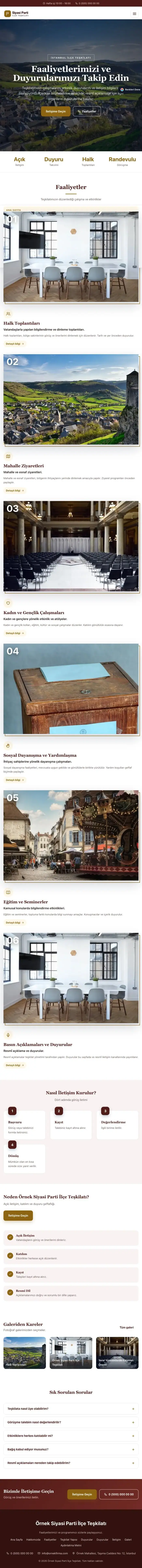Zigzag Bordo Amber – Parti ve Aday Web Sitesi tablet görünümü