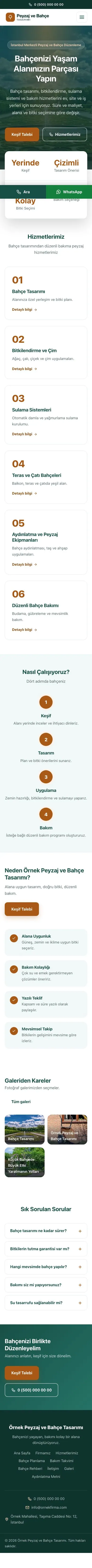 Merkez Petrol Turuncu – Peyzaj Web Sitesi mobil görünümü