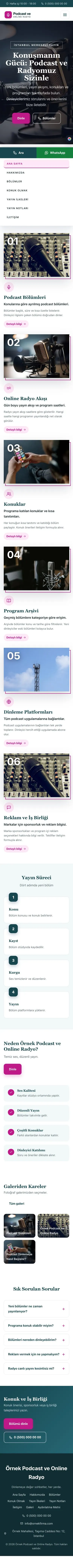 Zigzag Petrol Pembe – Podcast ve Radyo Web Sitesi mobil görünümü