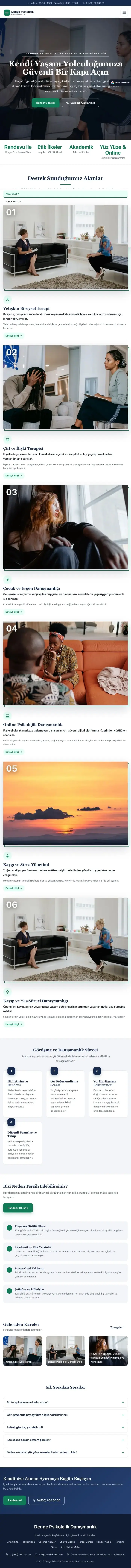 Zigzag Mavi Turkuaz – Psikolog Web Sitesi tablet görünümü