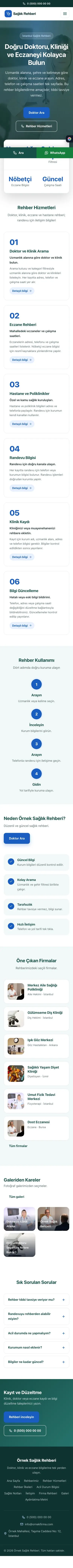 Merkez Petrol Mavi – Sağlık Rehberi Web Sitesi mobil görünümü