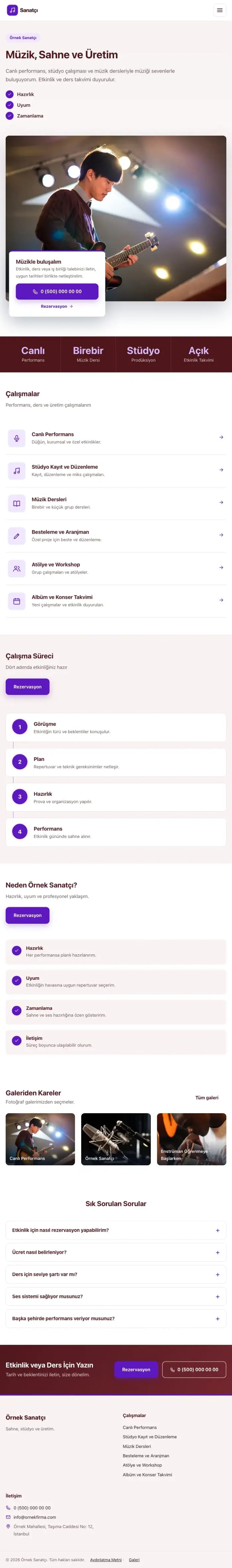 Bölünmüş Bordo Mor – Sanatçı ve Müzisyen Web Sitesi tablet görünümü