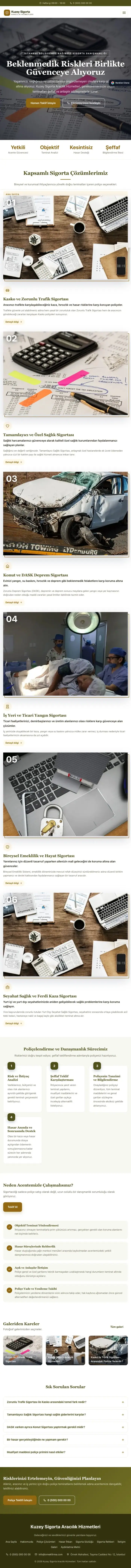 Zigzag Zeytin Amber – Sigorta Acentesi Web Sitesi tablet görünümü