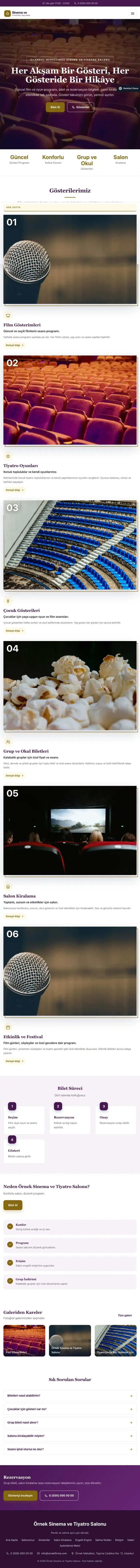 Zigzag Mor Amber – Sinema ve Tiyatro Salonu Web Sitesi tablet görünümü