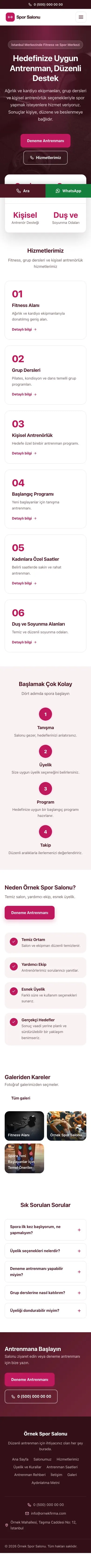 Merkez Bordo Pembe – Spor Salonu Web Sitesi mobil görünümü