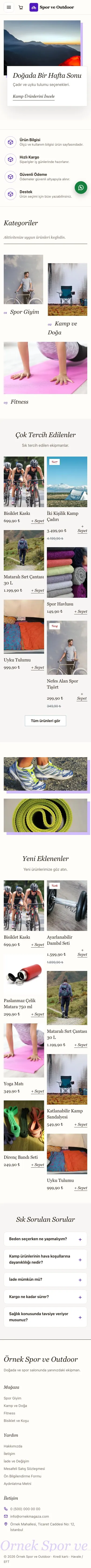 Lookbook Kahve Mor – Spor ve Outdoor E-ticaret Sitesi mobil görünümü