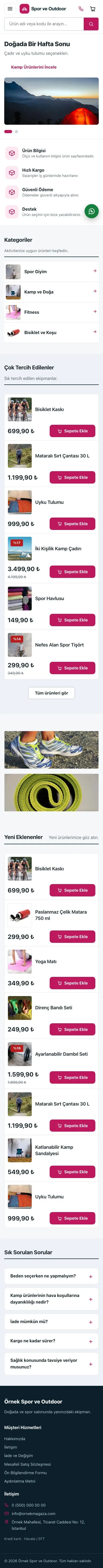 Liste Mavi Pembe – Spor ve Outdoor E-ticaret Sitesi mobil görünümü