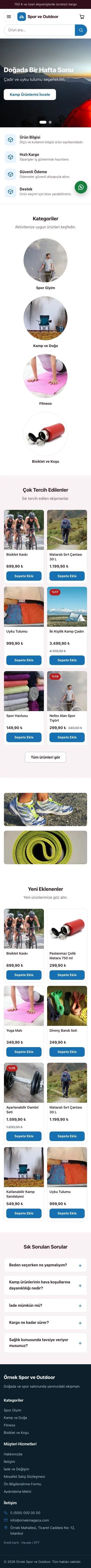 Vitrin Bordo Mavi – Spor ve Outdoor E-ticaret Sitesi mobil görünümü
