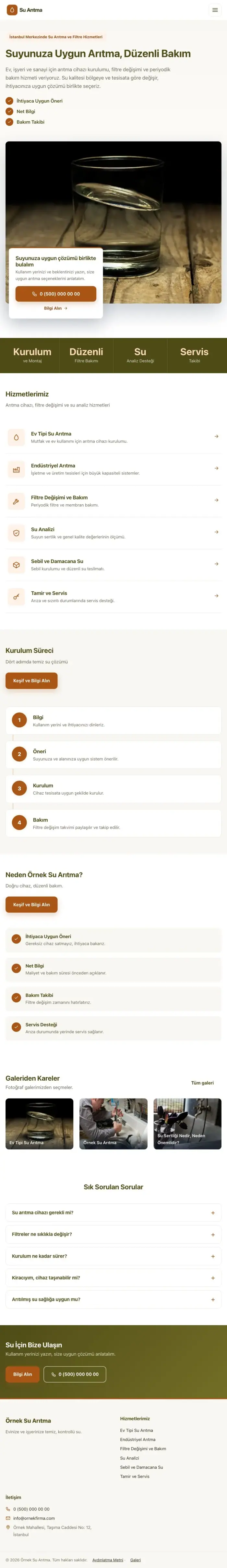 Bölünmüş Zeytin Turuncu – Su Arıtma Web Sitesi tablet görünümü