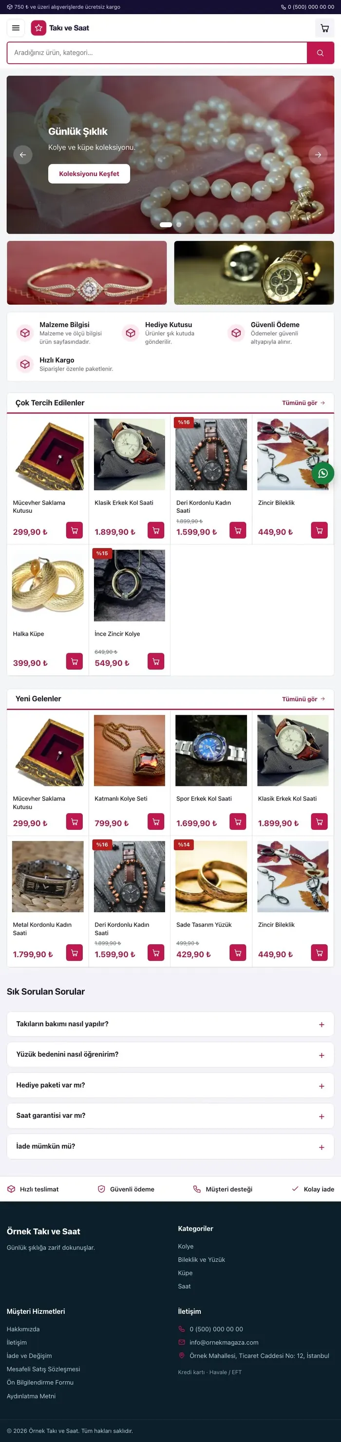 Pazar Yeri Lacivert Pembe – Takı ve Saat E-ticaret Sitesi tablet görünümü