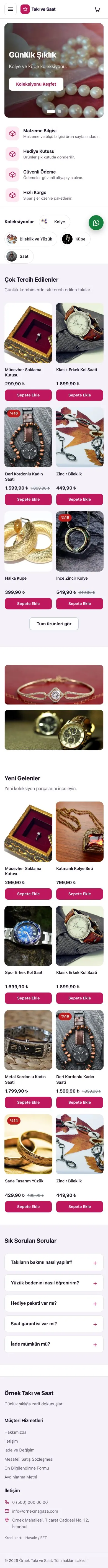 Yan Menü Mor Pembe – Takı ve Saat E-ticaret Sitesi mobil görünümü
