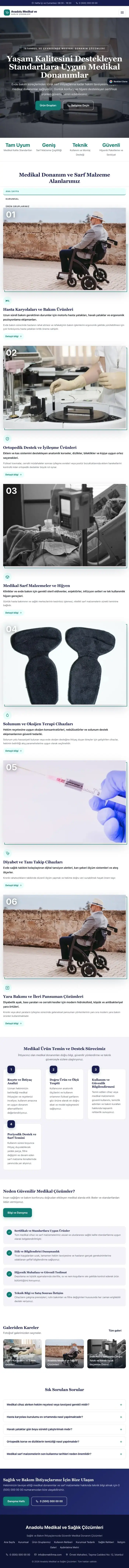 Zigzag Lacivert Turkuaz – Tıbbi Cihaz ve Medikal Web Sitesi tablet görünümü