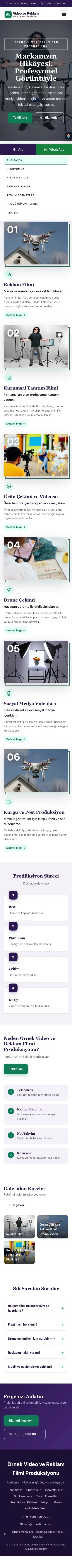 Zigzag Mor Turkuaz – Video ve Reklam Filmi Prodüksiyonu Web Sitesi mobil görünümü