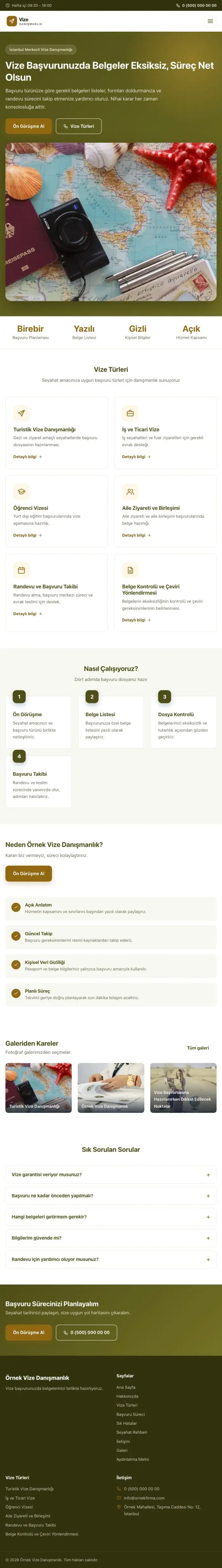 Klasik Zeytin Amber – Vize Danışmanlığı Web Sitesi tablet görünümü
