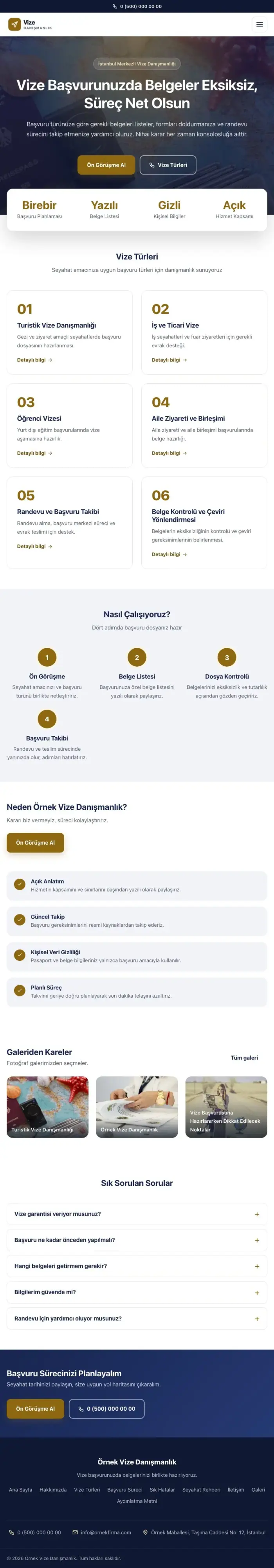 Merkez Lacivert Amber – Vize Danışmanlığı Web Sitesi tablet görünümü
