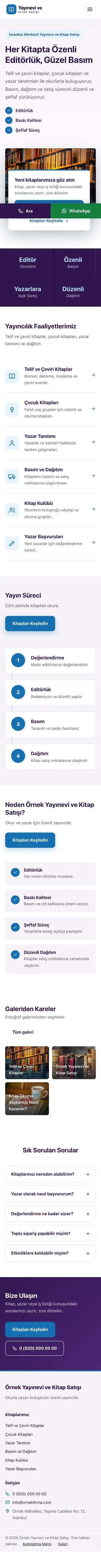 Bölünmüş Mor Mavi – Yayınevi ve Kitap Satışı Web Sitesi mobil görünümü