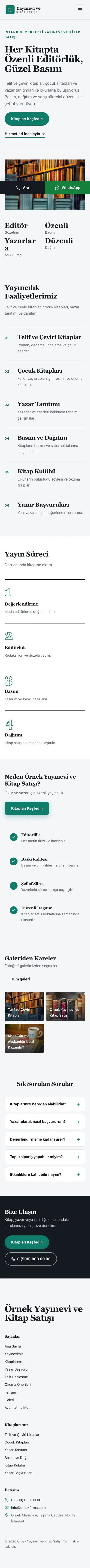 Dergi Editoryal Mavi Turkuaz – Yayınevi ve Kitap Satışı Web Sitesi mobil görünümü