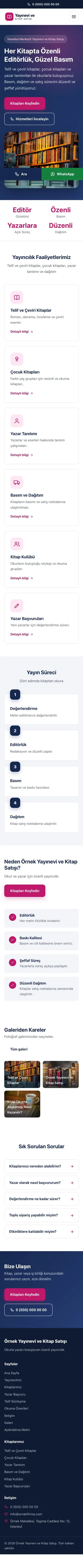 Klasik Mavi Pembe – Yayınevi ve Kitap Satışı Web Sitesi mobil görünümü