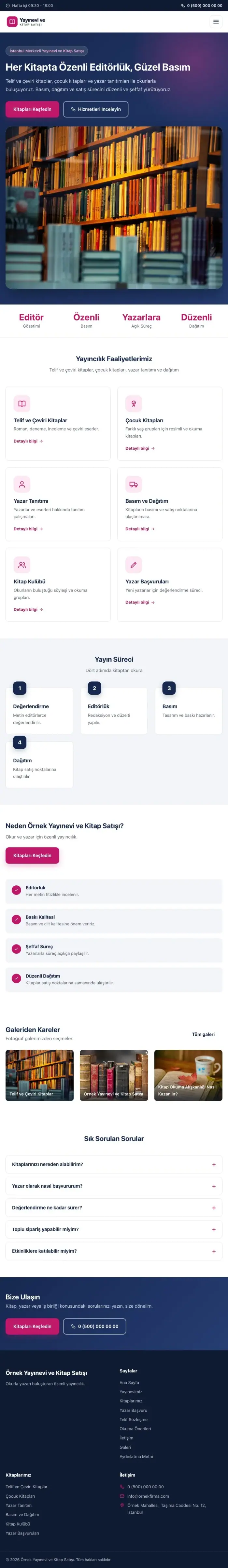 Klasik Mavi Pembe – Yayınevi ve Kitap Satışı Web Sitesi tablet görünümü