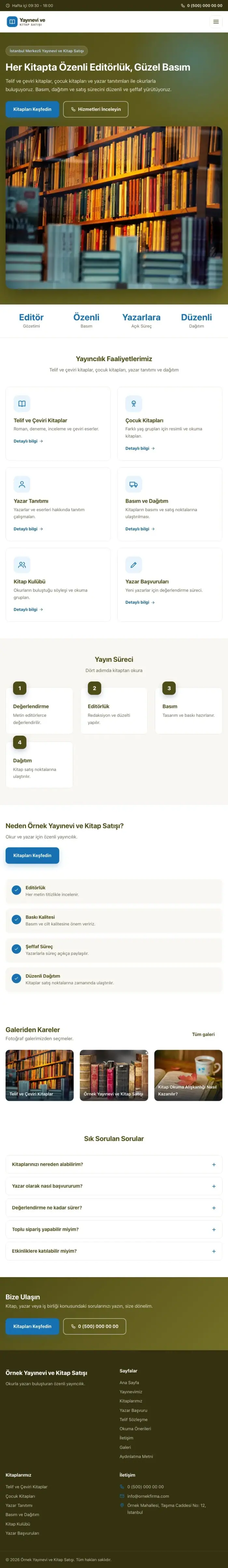 Klasik Zeytin Mavi – Yayınevi ve Kitap Satışı Web Sitesi tablet görünümü