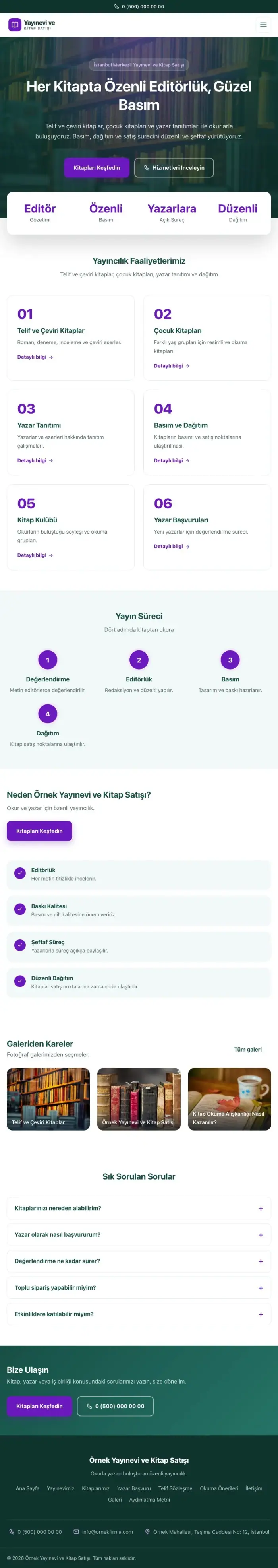 Merkez Petrol Mor – Yayınevi ve Kitap Satışı Web Sitesi tablet görünümü